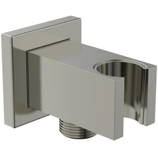 IDEAL STANDARD Idealrain square shower handset elbow bracket, silver storm #BC771GN - Ultra Steel resmi