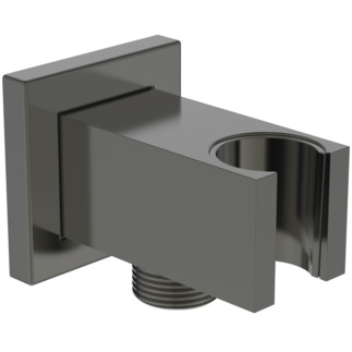 Зображення з  IDEAL STANDARD Idealrain square shower handset elbow bracket, magnetic grey #BC771A5 - Magnetic Grey