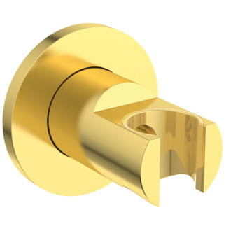 εικόνα του IDEAL STANDARD Idealrain round shower handset bracket, brushed gold #BC806A2 - Brushed Gold