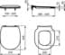 Bild von IDEAL STANDARD Connect WC-Sitz mit Softclosing, Flat _ Weiß (Alpin) #E772401 - Weiß (Alpin)