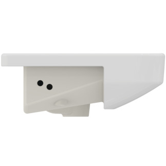 Picture of IDEAL STANDARD i.life B semi-recessed washbasin 550x440mm, with 1 tap hole, with overflow hole (round) #T461101 - White (Alpine)