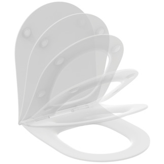 εικόνα του IDEAL STANDARD Blend Curve WC seat with soft-closing, sandwich #T5208V1 - Silk white