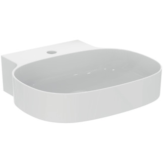Зображення з  IDEAL STANDARD Linda-X washbasin 500x480mm, with 1 tap hole, without overflow #T4390MA - White (Alpine) with Ideal Plus