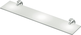 IDEAL STANDARD IOM 600mm shelf - frosted glass/chrome #A9124AA - Chrome resmi