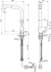 Bild von IDEAL STANDARD Ceralook Küchenarmatur Niederdruck hoher Auslauf mit 1-Funktionsbrause, Ausladung 207mm #BC177AA - Chrom