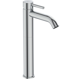 IDEAL STANDARD Ceraline basin mixer without pop-up waste extended base, projection 150mm #BC269AA - chrome resmi