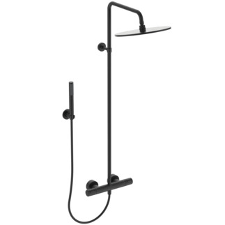 Picture of IDEAL STANDARD Ceratherm T25 surface-mounted shower system #BC748XG - Silk Black