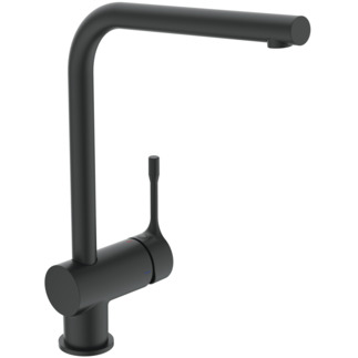 Picture of IDEAL STANDARD Ceralook kitchen mixer tap, high spout, projection 225mm #BC174XG - Silk Black