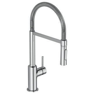 Зображення з  IDEAL STANDARD Ceralook semi-professional kitchen mixer tap with 2-function spray, 215 mm projection #BC302AA - chrome