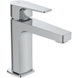 Picture of IDEAL STANDARD Cerafine D basin mixer without pop-up waste BlueStart Grande, projection 120mm #BC687AA - chrome
