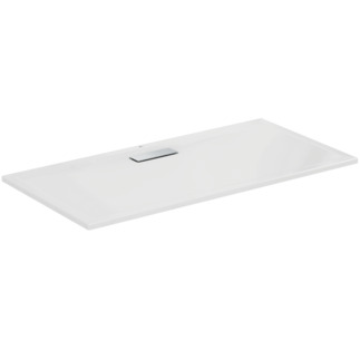 IDEAL STANDARD Ultra Flat New rectangular shower tray 1400x700mm, flush with the floor _ White (Alpine) #T447701 - White (Alpine) resmi