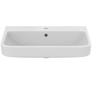 Picture of IDEAL STANDARD i.life B washbasin 650x480mm, with 1 tap hole, with overflow hole (round) _ White (Alpine) with Ideal Plus #T4606MA - White (Alpine) with Ideal Plus