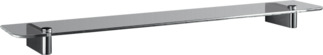 εικόνα του IDEAL STANDARD Concept 60cm glass shelf with brackets #N1394AA - Chrome
