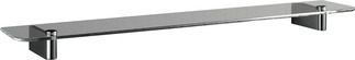 εικόνα του IDEAL STANDARD Concept 50cm glass shelf with brackets #N1392AA - Chrome