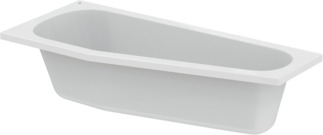 IDEAL STANDARD Hotline New Space-saving bath tub 1600x700mm _ White (Alpine) #K276301 - White (Alpine) resmi