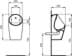 Bild von IDEAL STANDARD Sphero wasserloses Urinal ohne Spülrand _ Weiß (Alpin) #E189601 - Weiß (Alpin)