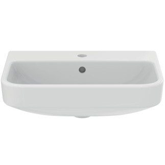 Picture of IDEAL STANDARD i.life S washbasin 550x380mm, with 1 tap hole, with overflow hole (round) _ White (Alpine) #T458401 - White (Alpine)