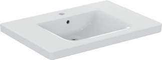 Зображення з  IDEAL STANDARD Connect Freedom washbasin 800x555mm, with 1 tap hole, with overflow hole (round) _ White (Alpine) #E548401 - White (Alpine)