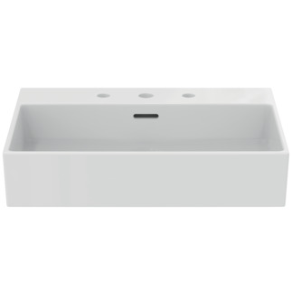IDEAL STANDARD Extra 60cm washbasin, 3 tapholes with overflow #T388701 - White resmi