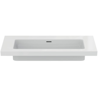 Picture of IDEAL STANDARD Extra furniture washbasin 1010x510mm, without tap hole, with overflow hole (slotted) #T4369MA - White (Alpine) with Ideal Plus