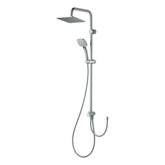 Picture of IDEAL STANDARD Idealrain Cube Dual M1 rainshower, fixed riser, diverter and handspray for exposed mixers #A5862AA - Chrome
