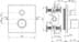 Bild von IDEAL STANDARD Ceratherm C100 Badethermostat Unterputz #A6956AA - Chrom