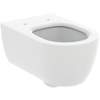 Зображення з  IDEAL STANDARD Blend Curve wall mounted toilet bowl with horizontal outlet, silk white #T3749V1 - White Silk