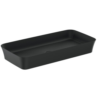 IDEAL STANDARD Ipalyss Schale 800x400mm, ohne Hahnloch, ohne Überlauf #E1391V3 - Schwarz