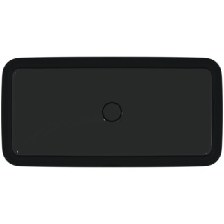 IDEAL STANDARD Ipalyss Schale 800x400mm, ohne Hahnloch, ohne Überlauf #E1391V2 - Schwarz glänzend