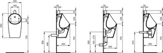 IDEAL STANDARD Sphero Absaugeurinal ohne Spülrand _ Weiß (Alpin) #E189501 - Weiß (Alpin)