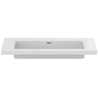 Зображення з  IDEAL STANDARD Extra furniture washbasin 1210x510mm, without tap hole, with overflow hole (slotted) #T4373MA - White (Alpine) with Ideal Plus