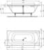 Bild von IDEAL STANDARD Hotline Neu Rechteck-Badewanne 1800x800mm _ Weiß (Alpin) #K275001 - Weiß (Alpin)