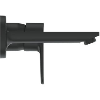 Obrázek IDEAL STANDARD Umyvadlová nástěnná baterie Cerafine O pod omítku, průmět 224 mm #BD133XG - Silk Black
