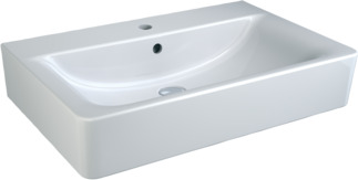 IDEAL STANDARD Connect Waschtisch 700x460mm, mit 1 Hahnloch, mit Überlaufloch (rund) _ Weiß (Alpin) mit Ideal Plus #E7736MA - Weiß (Alpin) mit Ideal Plus
