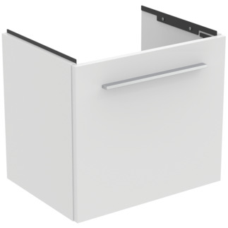 Picture of IDEAL STANDARD i.life S 50cm compact wall hung vanity unit with 1 drawer (separate handle required), matt white #T5290DU