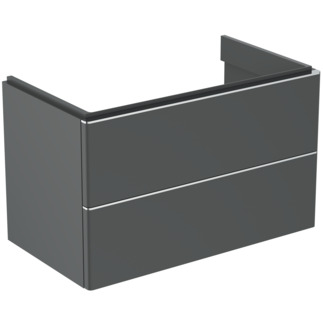 IDEAL STANDARD Adapto Waschtischunterschrank 810x450mm, mit 2 Push-Open mit Softclose-Einzug Auszügen #T4296Y2 - Anthrazit matt