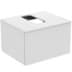 Bild von IDEAL STANDARD Adapto Waschtischunterschrank 600x505mm, mit 1 Push-Pull Auszug, mit Waschtischplatte #U8594WG - Hochglanz weiß lackiert