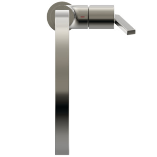 IDEAL STANDARD Gusto kitchen mixer tap angular spout, projection 204mm #BD411GN - stainless steel resmi