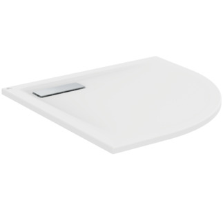 Picture of IDEAL STANDARD Ultra Flat New 800 x 800mm quadrant shower tray - silk white #T4491V1 - White Silk