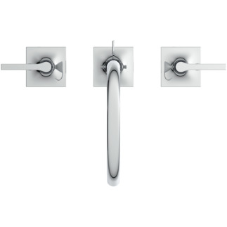 IDEAL STANDARD Joy Neo 3-Loch-Waschtischarmatur, Ausladung 168mm #BD144AA - Chrom