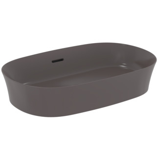 IDEAL STANDARD Ipalyss Schale 600x380mm, ohne Hahnloch, mit Überlaufloch (geschlitzt) #E1397V5 - Schiefergrau