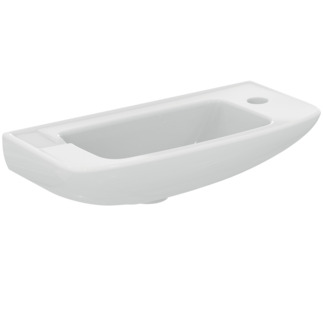 IDEAL STANDARD Eurovit hand-rinse basin 500x235mm, with 1 tap hole, without overflow #R421901 - White (Alpine) resmi