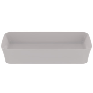 IDEAL STANDARD Ipalyss Schale 650x400mm, ohne Hahnloch, ohne Überlauf #E1886V9 - Betongrau