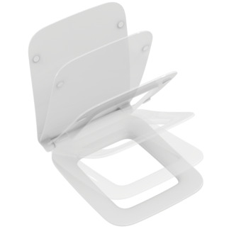 Picture of IDEAL STANDARD Strada II toilet seat and cover, slow close #T360101 - White