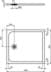 Bild von IDEAL STANDARD Ultra Flat S Rechteck-Brausewanne 1000x900mm, bodeneben #K8220FS - Quarzgrau