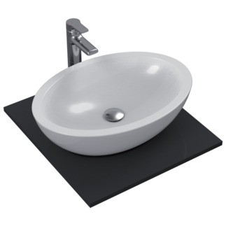 IDEAL STANDARD Strada O bowl 600x420mm, without tap hole, without overflow _ White (Alpine) #K078401 - White (Alpine) resmi