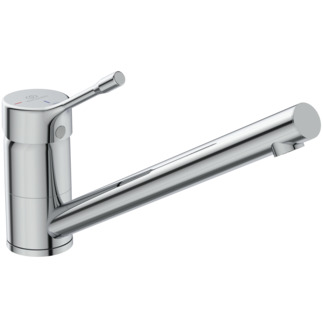 Picture of IDEAL STANDARD Ceralook BlueStart kitchen mixer tap, 230mm projection #BC292AA - chrome