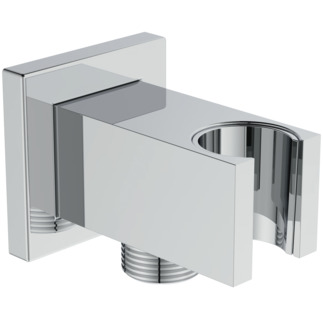 Picture of IDEAL STANDARD Idealrain square shower handset elbow bracket, chrome #BC771AA - Chrome