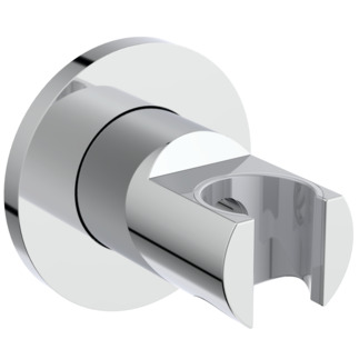 Picture of IDEAL STANDARD Idealrain round shower handset bracket, chrome #BC806AA - Chrome