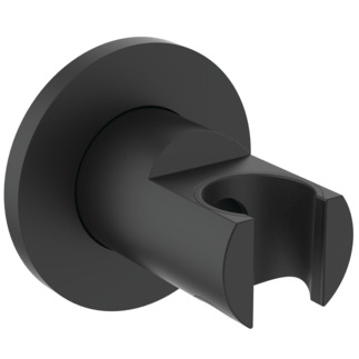 εικόνα του IDEAL STANDARD Idealrain round shower handset bracket, silk black #BC806XG - Silk Black